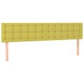 vidaXL Boxspring posteľ s matracom zelená 200x200 cm látka
