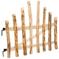 vidaXL Zakrytá brána 100 x 90 cm Impregnované Lieskové Dřevo Prírodná