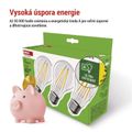 LED žiarovka Filament A60 A CLASS/ E27 / 3,8 W (60 W) / 806 lm / neutrálna biela