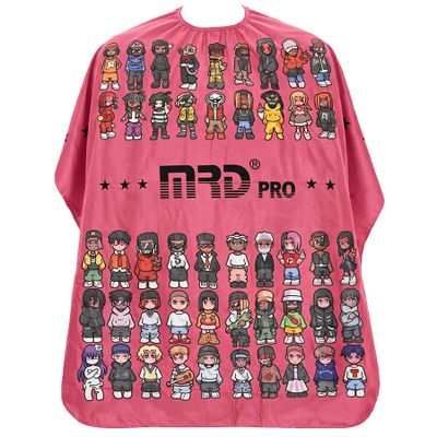 Barber pláštenka pre zákazníka MRD Professional Cutting cape Pink