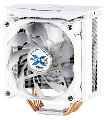 Zalman chladič CPU CNPS10X OPTIMA II / 120mm RGB ventilátor / heatpipe / PWM / výška 160mm / pre AMD i Intel / biely Chladic, pre CPU, pre Intel a AMD, socket 2066, 2011-3, 2011, 1150, 1151, 1155, 1156, 1366, AM4, AM3(+), FM2(+), 120mm RGB ventil