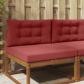 vidaXL Vankúš na vonkajšiu pohovku Polyester vínovo červená 80 x 80 cm