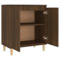 vidaXL Komoda hnedý dub 60x35x70 cm spracované drevo