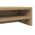 vidaXL Stojan na monitor, dubový, remeselný, 100x24x13 cm, umelé drevo