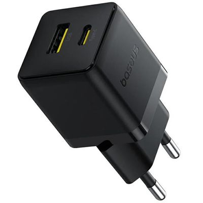 USB adaptér BASESUS Palm Black 2xUSB 20W