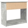 vidaXL konzolový stolík so zásuvkami betónová sivá 85,5x38,5x74,5 cm