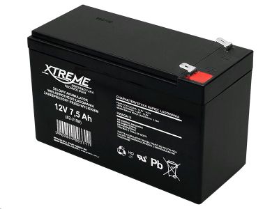 Bateria olovená 12V / 7,5Ah XTREME / Enerwell bezúdržbový akumulátor