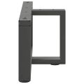 vidaXL Nohy konferenčného stolíka v tvare T, 2 ks, antracitové, 70x25x(30-31) cm, oceľ