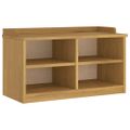 vidaXL Lavica do predsiene SANDNES 87x40x50 cm borovicový masív