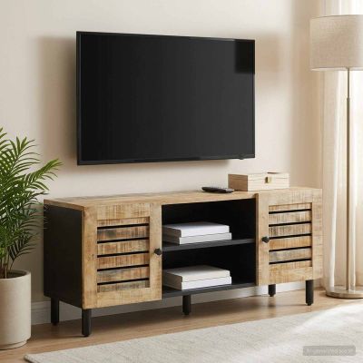vidaXL Úložné skrine Prírodná 105 x 33 x 46 cm Masívne mango drevo