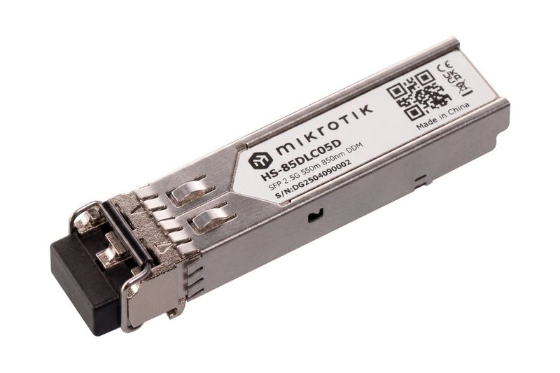 Mikrotik HS-85DLC05D, SFP1.25G/2.5G MM 550m 850nm, Dual LC-connector