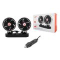 Dvojitý automobilový ventilátor 24V 2x5" s reguláciou