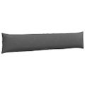 vidaXL Vankúše na pohovku 2 pcs Tmavo šedá 200 x 40 cm