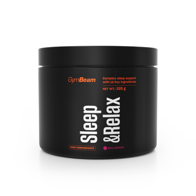 Sleep & Relax - GymBeam, lesné ovocie, 225 g, práškový
