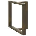 vidaXL Nohy k jedálenskému stolu v tvare T, 2 ks, čierne, 80x35x(72-73) cm, oceľ