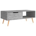 vidaXL Konferenčný stolík betónovo sivý 100x49,5x43cm kompozitné drevo