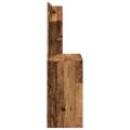vidaXL toaletný stolík so zrkadlom Old Wood 74,5x40x141 cm