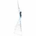 vidaXL LED Soby 3 ks Studená Biela 43 x 18 x 66 cm látka