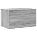 vidaXL Uzavretý box na stelivo sivá sonoma 80x50x45cm kompozitné drevo
