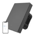 Inteligentný WiFi nástenný spínač SONOFF M5-1C-80 (1-kanálový, do rámu, grafitový)