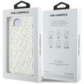 Karl Lagerfeld IML Repeat Logo puzdro pre iPhone 16e zlatá