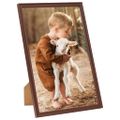 vidaXL Fotorámiky na stôl, koláž 3 ks, hnedé 21x29,7 cm, MDF