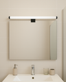 Q-314B LED 7W/600lm/4000K zrkadlové svetlo 50cm - čierne QTEC