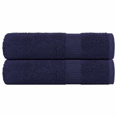 vidaXL Utierky na ruky FROGN 2 ks námornícko modré 50x100 cm 360 g/m²