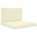 vidaXL Vankúš na vonkajšiu pohovku Polyester Krémová 80 x 80 cm