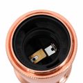 vidaXL držiaky lámp 2 ks Rose Gold E27