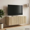 vidaXL Nástenná TV skrinka 78,5 x 31 x 30 cm Dub sonoma