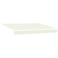 vidaXL Rám markízy Krémová 300 x 200 cm Polyester s PU povrchom