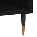 vidaXL Skrinka na gramofónové platne Čierny dub 100 x 38 x 48 cm