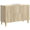 vidaXL Servírovacia skriňa Dub sonoma 89 x 34,5 x 60 cm