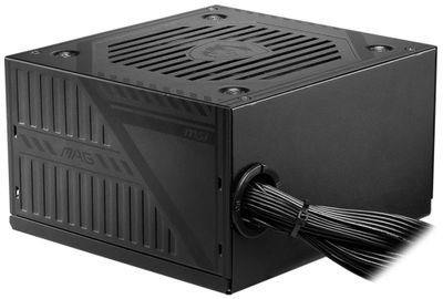 MSI zdroj MAG A550BNL/ 550W/ ATX/ akt. PFC/ 5 rokov celková záruka/ 120mm ventilátor/ 80PLUS Bronze Zdroj, ATX, 550W, aktívne PFC, 120mm ventilátor, 80PLUS Bronze, 5 rokov celková záruka