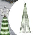 vidaXL LED vianočný stromček 688 LED studená biela 300 cm