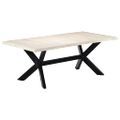 vidaXL Jedálenský stôl 200x100x75 cm masívne mangovníkové drevo