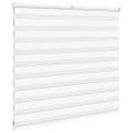 vidaXL Zebra roleta biela 165x100 cm šírka látky 160,9cm polyester
