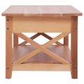 vidaXL Konferenčný stolík 100x55x46 cm masívne mahagónové drevo