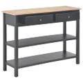 vidaXL Komoda z drevotriesky čierna 110x35x80 cm