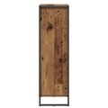 vidaXL Kúpeľňová skriňa Staré drevo 40 x 30 x 100 cm Kompozitné drevo