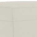 vidaXL Lavica krémová 70x35x41 cm zamat