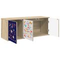 vidaXL Nástenný TV kabinet MAINZ 102 x 33 x 40 cm Dub sonoma