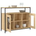 vidaXL Komoda dub sonoma 100x35x80 cm kompozitné drevo