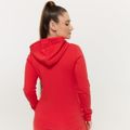 Dámska mikina so zipsom Limitless Hot Red - GymBeam, veľkosť XXL, veľkosť oblečenia XXL