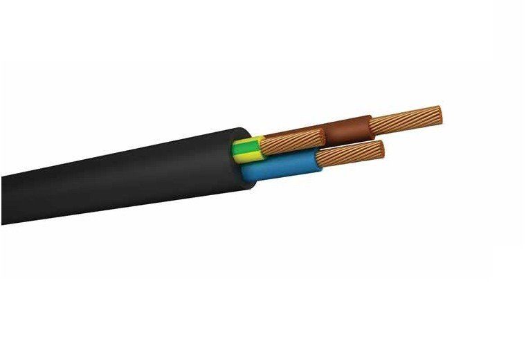 Silový kabel H05RR-F 3G1,5 (CGSG)  3x1,5 guma, venkovní