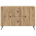 vidaXL Servírovacia skriňa Dub artisan 89 x 34,5 x 60 cm