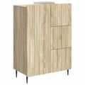 vidaXL Servírovacia skriňa Dub sonoma 66 x 34,5 x 91,5 cm