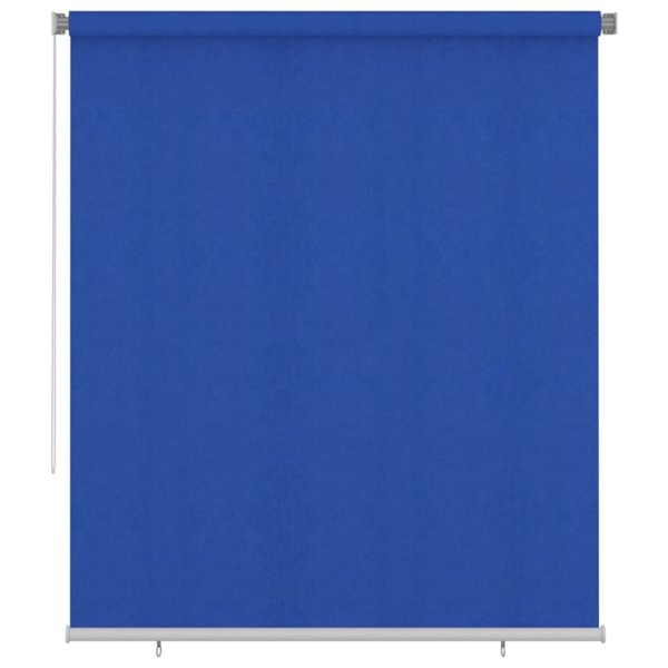 vidaXL Vonkajšia zatemňovacia roleta 200x230 cm modrá HDPE