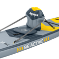 Paddleboard SUP REBEL ACTIVE RBA-4512 PRO TOURING 381x81x15 sivý